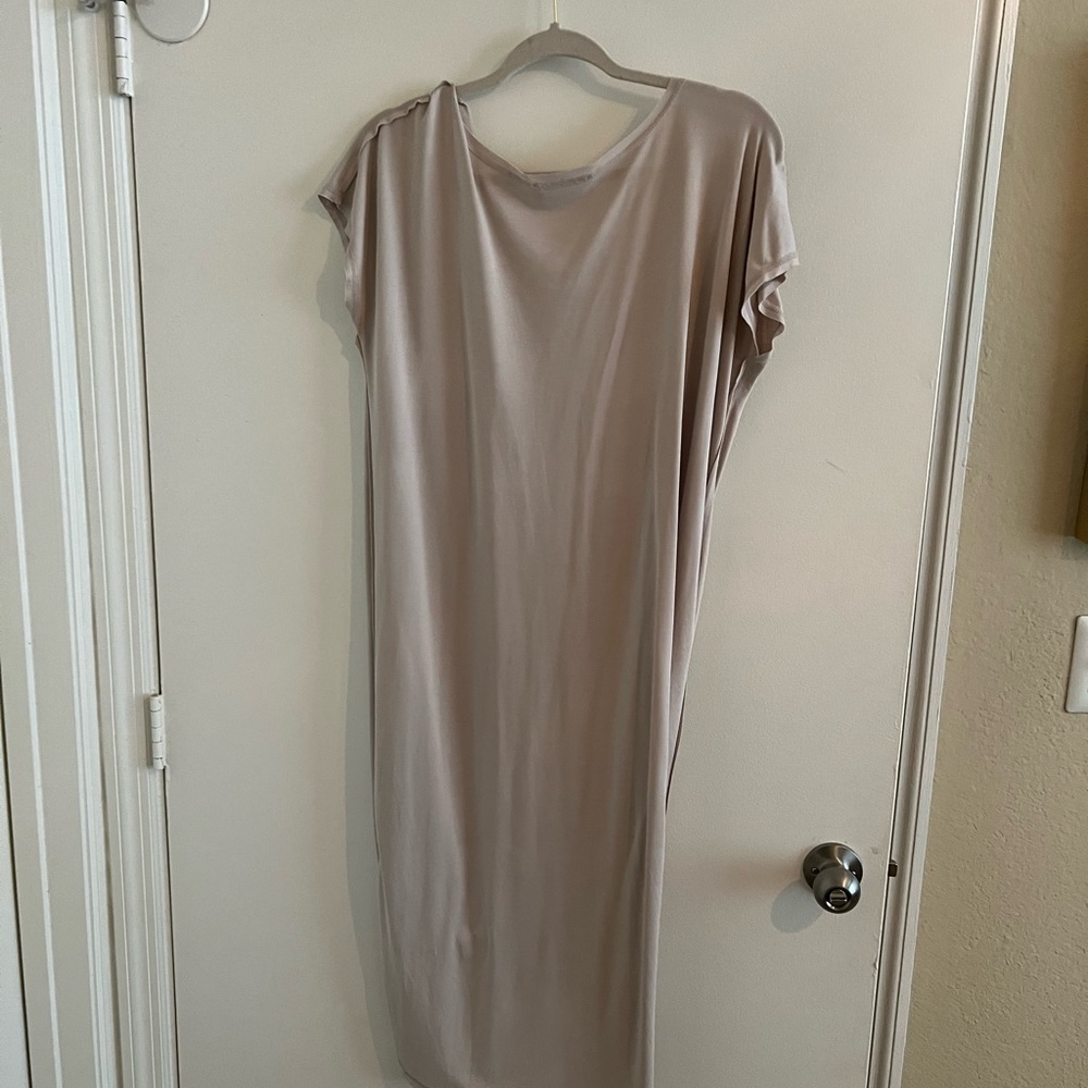 Long Cream Dress